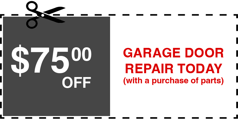 75 off garage door repair
