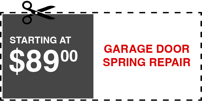 89 garage door SPRING repair